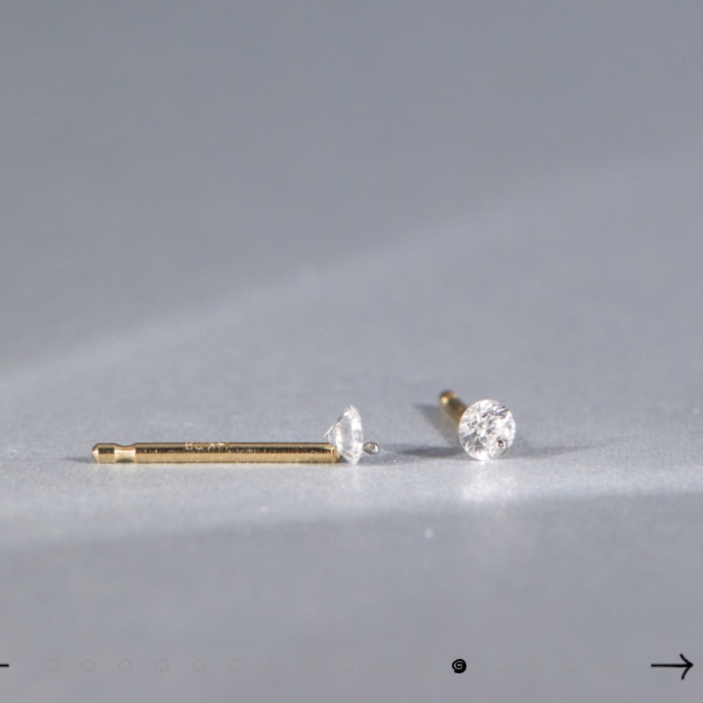 Catbird Pinprick Stud (Single)